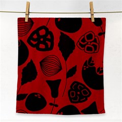 Congregation Of Floral Shades Pattern Face Towel by Simbadda