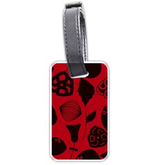 Congregation Of Floral Shades Pattern Luggage Tags (one Side)  by Simbadda