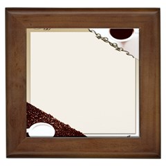 Greeting Card Coffee Mood Framed Tiles by Simbadda