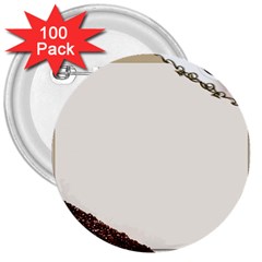 Greeting Card Coffee Mood 3  Buttons (100 Pack)  by Simbadda