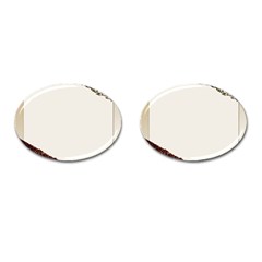 Greeting Card Coffee Mood Cufflinks (oval) by Simbadda