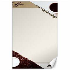 Greeting Card Coffee Mood Canvas 24  X 36  by Simbadda