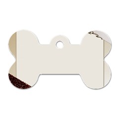 Greeting Card Coffee Mood Dog Tag Bone (one Side) by Simbadda