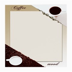 Greeting Card Coffee Mood Medium Glasses Cloth by Simbadda