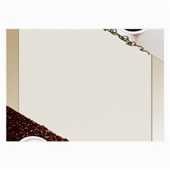 Greeting Card Coffee Mood Large Glasses Cloth by Simbadda