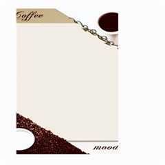 Greeting Card Coffee Mood Large Garden Flag (two Sides) by Simbadda