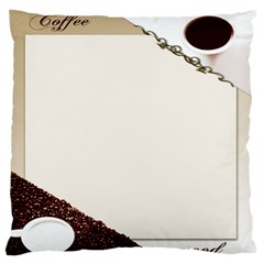 Greeting Card Coffee Mood Standard Flano Cushion Case (two Sides) by Simbadda