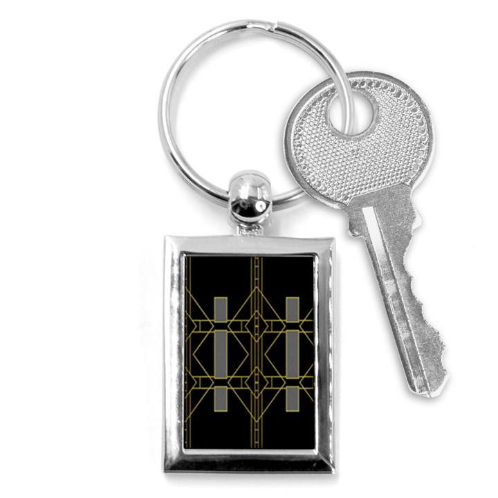 Simple Art Deco Style  Key Chains (Rectangle) 