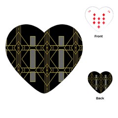 Simple Art Deco Style  Playing Cards (heart) 