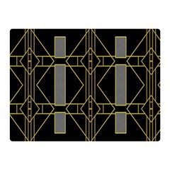 Simple Art Deco Style  Double Sided Flano Blanket (mini)  by Simbadda