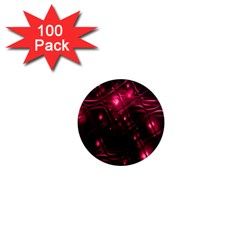 Picture Of Love In Magenta Declaration Of Love 1  Mini Magnets (100 Pack) 