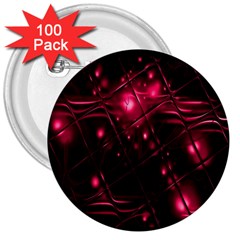 Picture Of Love In Magenta Declaration Of Love 3  Buttons (100 Pack)  by Simbadda