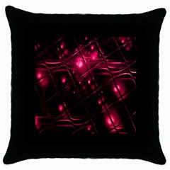 Picture Of Love In Magenta Declaration Of Love Throw Pillow Case (black) by Simbadda