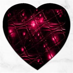 Picture Of Love In Magenta Declaration Of Love Jigsaw Puzzle (heart) by Simbadda