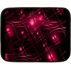 Picture Of Love In Magenta Declaration Of Love Double Sided Fleece Blanket (mini)  by Simbadda