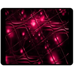 Picture Of Love In Magenta Declaration Of Love Fleece Blanket (medium) 