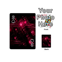 Picture Of Love In Magenta Declaration Of Love Playing Cards 54 (mini) 