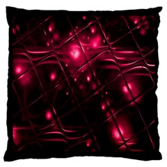 Picture Of Love In Magenta Declaration Of Love Large Cushion Case (two Sides) by Simbadda