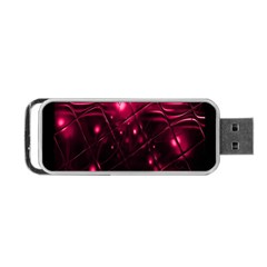 Picture Of Love In Magenta Declaration Of Love Portable Usb Flash (one Side)