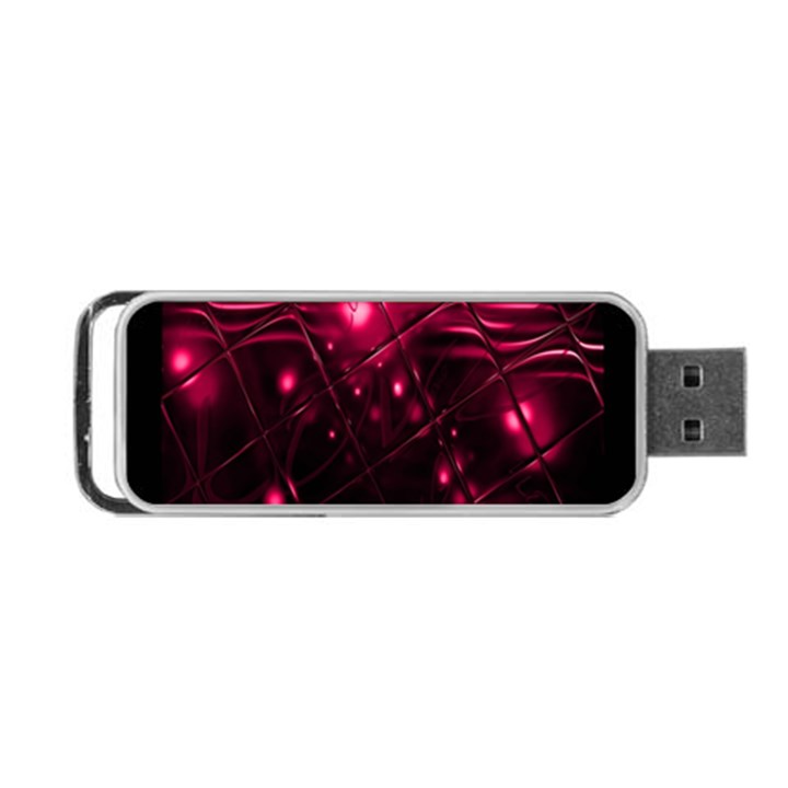 Picture Of Love In Magenta Declaration Of Love Portable USB Flash (Two Sides)