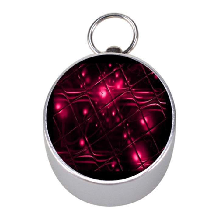 Picture Of Love In Magenta Declaration Of Love Mini Silver Compasses