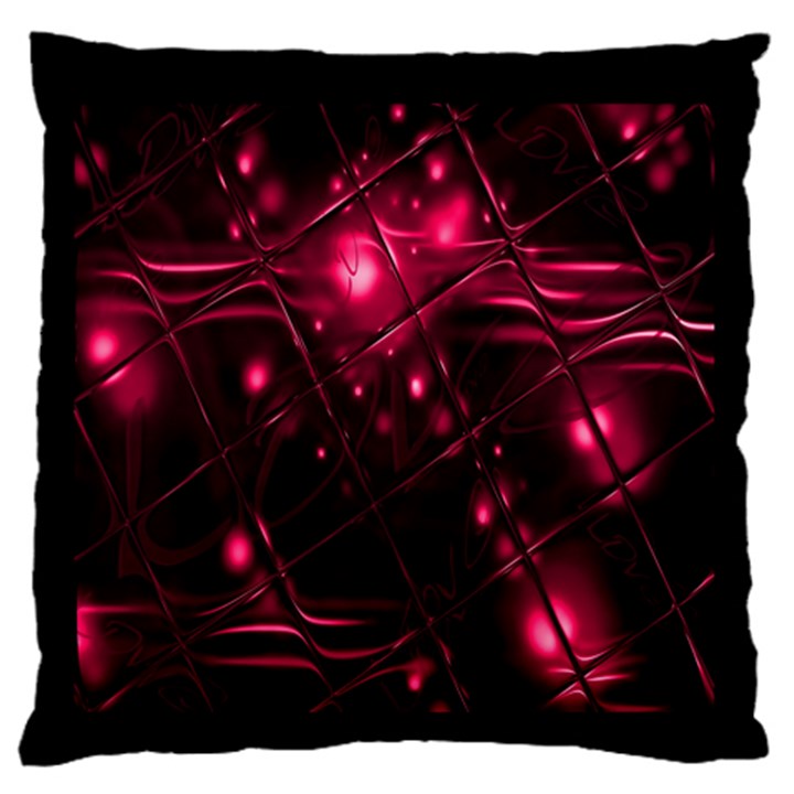 Picture Of Love In Magenta Declaration Of Love Large Flano Cushion Case (One Side)