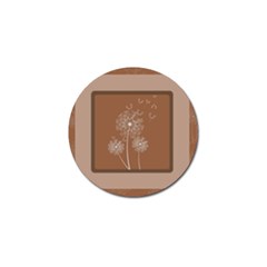 Dandelion Frame Card Template For Scrapbooking Golf Ball Marker by Simbadda