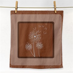 Dandelion Frame Card Template For Scrapbooking Face Towel