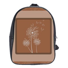 Dandelion Frame Card Template For Scrapbooking School Bags(large)  by Simbadda