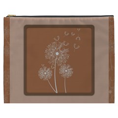 Dandelion Frame Card Template For Scrapbooking Cosmetic Bag (xxxl)  by Simbadda