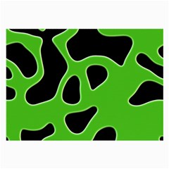 Black Green Abstract Shapes A Completely Seamless Tile Able Background Large Glasses Cloth by Simbadda