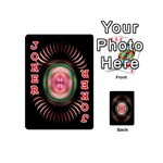 Fractal Plate Like Image In Pink Green And Other Colours Playing Cards 54 (Mini)  Front - Joker2