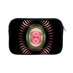 Fractal Plate Like Image In Pink Green And Other Colours Apple iPad Mini Zipper Cases Front