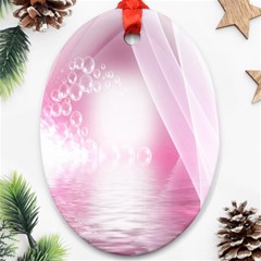 Realm Of Dreams Light Effect Abstract Background Ornament (Oval)