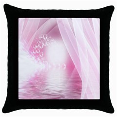 Realm Of Dreams Light Effect Abstract Background Throw Pillow Case (Black)