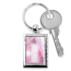 Realm Of Dreams Light Effect Abstract Background Key Chains (Rectangle) 