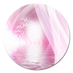 Realm Of Dreams Light Effect Abstract Background Magnet 5  (round) by Simbadda