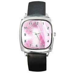 Realm Of Dreams Light Effect Abstract Background Square Metal Watch by Simbadda