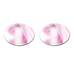 Realm Of Dreams Light Effect Abstract Background Cufflinks (Oval)