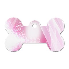 Realm Of Dreams Light Effect Abstract Background Dog Tag Bone (two Sides) by Simbadda