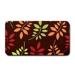 Leaves Wallpaper Pattern Seamless Autumn Colors Leaf Background Medium Bar Mats by Simbadda