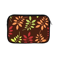 Leaves Wallpaper Pattern Seamless Autumn Colors Leaf Background Apple Ipad Mini Zipper Cases by Simbadda