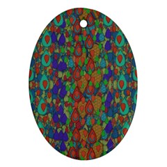 Sea Of Mermaids Ornament (oval) by pepitasart