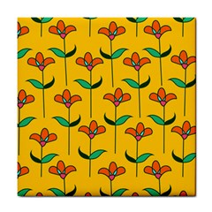 Small Flowers Pattern Floral Seamless Vector Tile Coasters