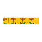 Small Flowers Pattern Floral Seamless Vector Flano Scarf (Mini) Front