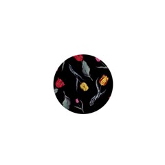 Colorful Tulip Wallpaper Pattern Background Pattern Wallpaper 1  Mini Buttons by Simbadda