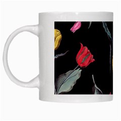 Colorful Tulip Wallpaper Pattern Background Pattern Wallpaper White Mugs by Simbadda