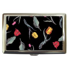 Colorful Tulip Wallpaper Pattern Background Pattern Wallpaper Cigarette Money Cases by Simbadda