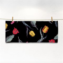 Colorful Tulip Wallpaper Pattern Background Pattern Wallpaper Cosmetic Storage Cases by Simbadda