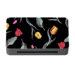 Colorful Tulip Wallpaper Pattern Background Pattern Wallpaper Memory Card Reader With Cf by Simbadda